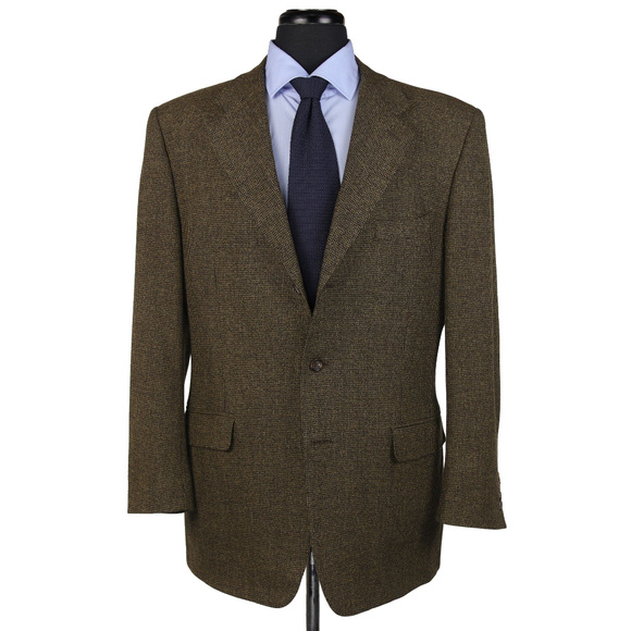Canali Other - Canali Tweed Wool 3-Btn Sport Coat 42R Brown/Tan